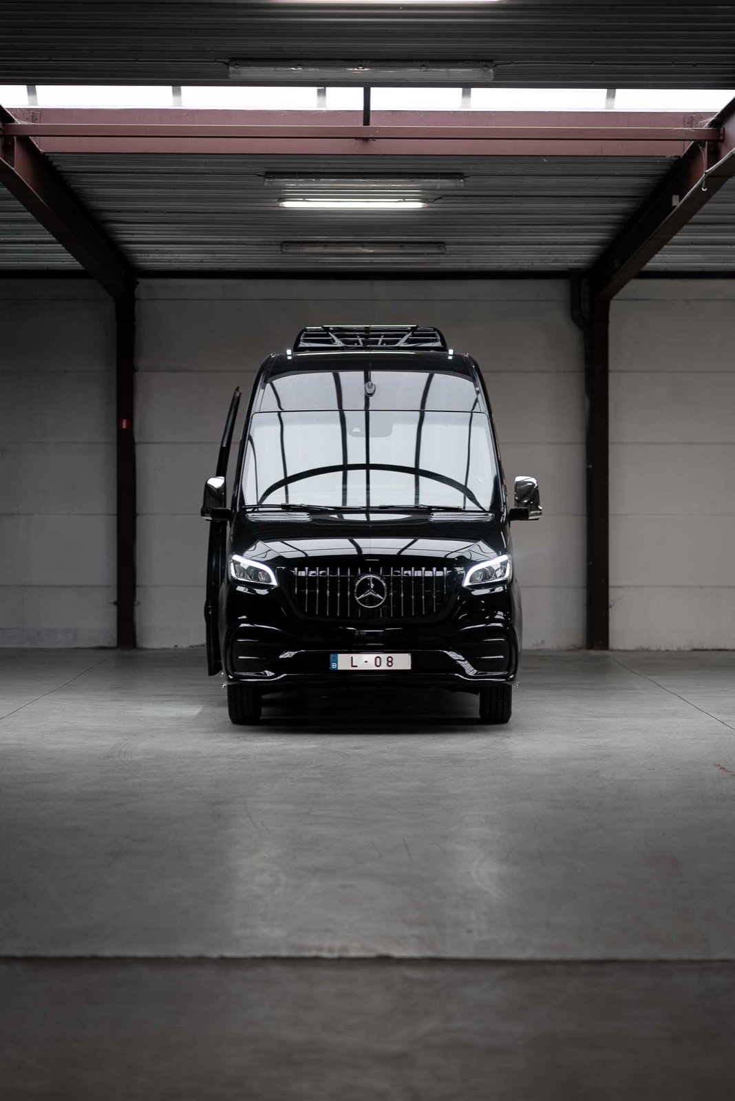 A TransfersX vehicle prepared before a shift