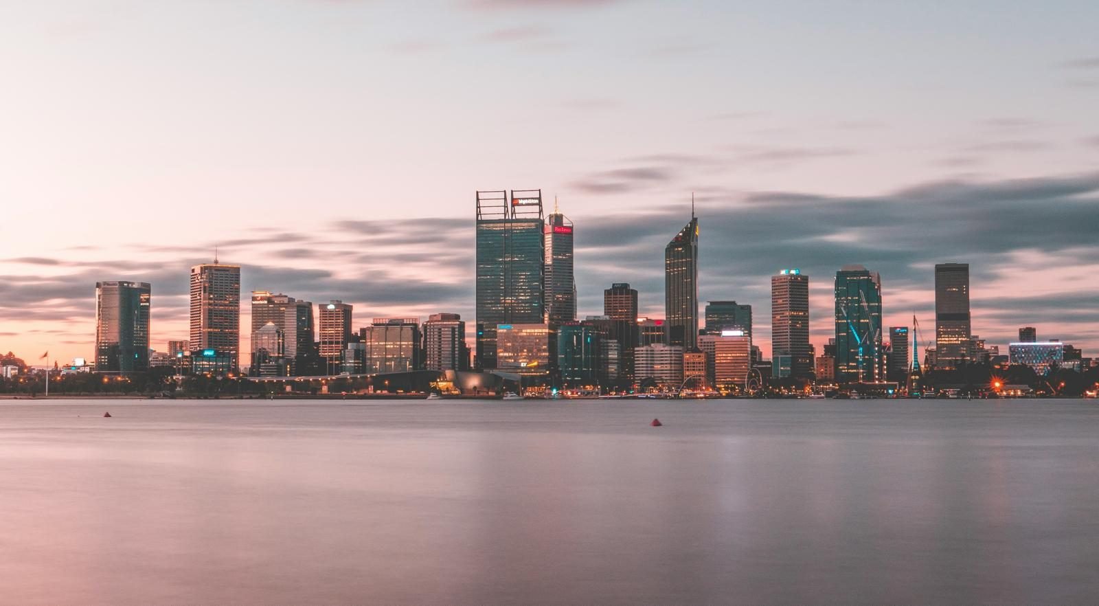 Perth CBD skyline from Kings Park